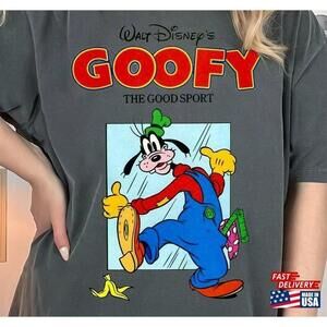 Funny Disney Goofy Shirt The Good Sport Magic Kingdom Holiday Tshirt Unisex